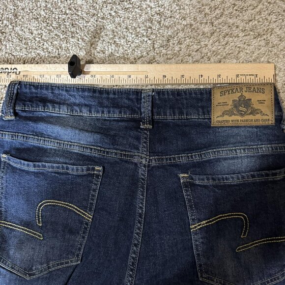 Spykar Jeans Mens 34x30 Blue Super Skinny Low Waist Stretch Denim Tight Leg - Picture 9 of 12